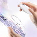 Kryt Kingxbar BUTTERFLY SERIES iPhone 14 Plus MagSafe - růžový