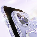 Kryt Kingxbar BUTTERFLY SERIES iPhone 14 Plus MagSafe - růžový