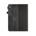 GECKO ColorTwist Designový jeans obal pro iPad Air 10,9" (2020/22), černo-šedý