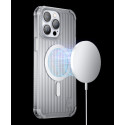 Kryt Kingxbar PQY Go Out pro iPhone 14 MagSafe - stříbrná