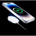 Kryt Kingxbar PQY Go Out pro iPhone 14 MagSafe - stříbrná