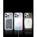 Kryt Kingxbar PQY Go Out pro iPhone 14 Plus - stříbrná