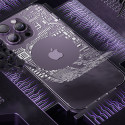 Kryt Kingxbar PQY GEEK SERIES iPhone 14 Pro – stříbrná