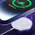 Kryt Kingxbar PQY Ice Crystal iPhone 14 MagSafe – stříbrná