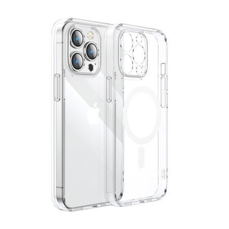 Kryt Joyroom 14D Magnetic Case pro iPhone 14 Pro - transparentní