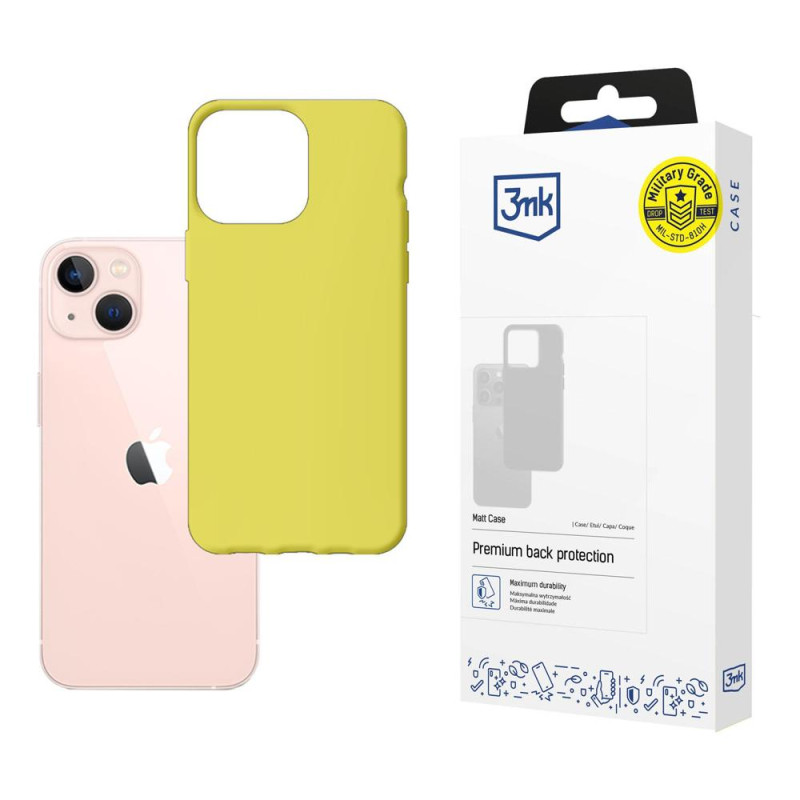 Kryt 3mk MATT CASE pro iPhone 14 Plus - lime