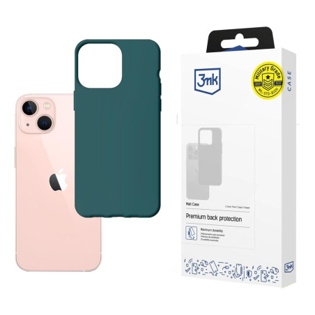 Kryt 3mk MATT CASE pro iPhone 14 Plus - tmavě zelený