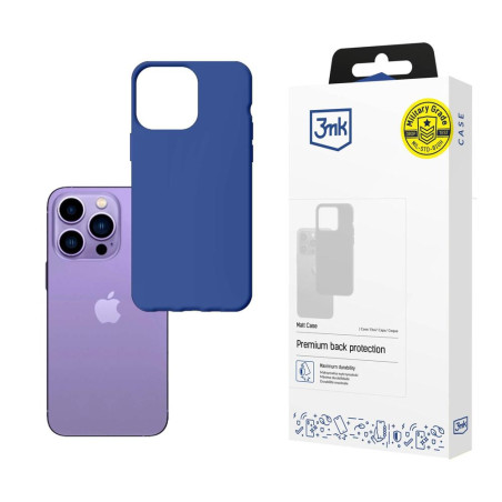 Kryt 3mk Matt Case pro iPhone 14 Pro - blueberry