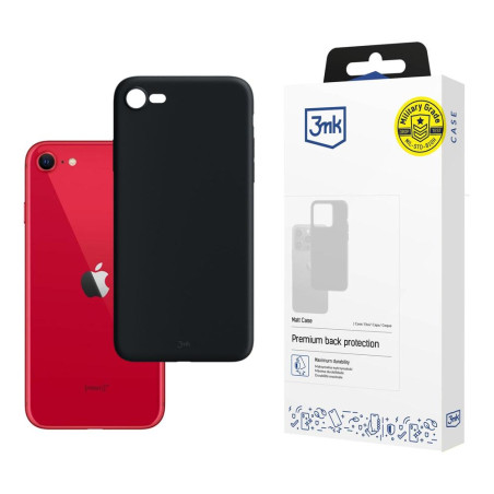 Kryt 3mk Matt Case pro iPhone SE (2020/2022) – černý