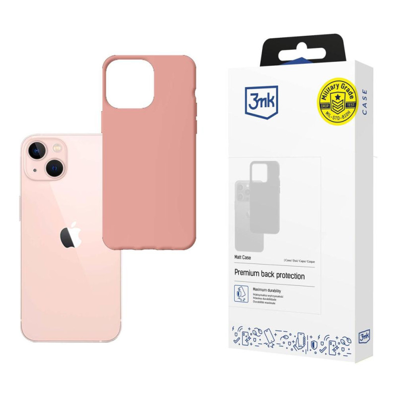 Kryt 3mk MATT CASE pro iPhone 14 - pink