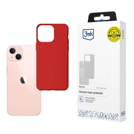 Kryt 3mk MATT CASE pro iPhone 14 – červený