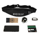 AG PREMIUM Ultimate Running Belt Sportovní vodotěsná ledvinka, černá