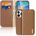 Pouzdro Dux Ducis HIVO iPhone 14 Pro – hnědé