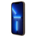 Kryt Guess 4G STRIPE pro iPhone 14 Pro – hnědá
