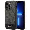 Kryt Guess 4G STRIPE pro iPhone 14 Pro Max - šedá