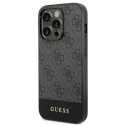 Kryt Guess 4G STRIPE pro iPhone 14 Pro Max - šedá