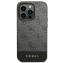 Kryt Guess 4G STRIPE pro iPhone 14 Pro Max - šedá