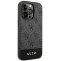 Kryt Guess 4G STRIPE pro iPhone 14 Pro Max - šedá