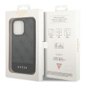 Kryt Guess 4G STRIPE pro iPhone 14 Pro Max - šedá