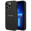 Kryt Guess SAFFIANO STRAP pro iPhone 14 Pro - černý