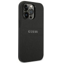 Kryt Guess SAFFIANO STRAP pro iPhone 14 Pro - černý