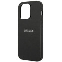 Kryt Guess SAFFIANO STRAP pro iPhone 14 Pro - černý