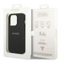 Kryt Guess SAFFIANO STRAP pro iPhone 14 Pro - černý