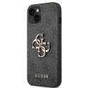 Kryt Guess 4G Big Metal Logo pro iPhone 14 - šedá
