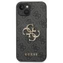 Kryt Guess 4G Big Metal Logo pro iPhone 14 - šedá