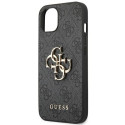 Kryt Guess 4G Big Metal Logo pro iPhone 14 - šedá