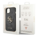 Kryt Guess 4G Big Metal Logo pro iPhone 14 - šedá