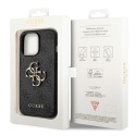 Kryt Guess 4G BIG METAL LOGO iPhone 14 Pro – šedý