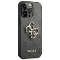 Kryt Guess 4G Big Metal Logo pro iPhone 14 Pro Max - šedý