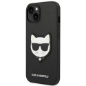 Kryt Karl Lagerfeld SAFFIANO CHOUPETTE iPhone 14 Plus černý
