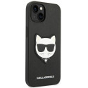 Kryt Karl Lagerfeld SAFFIANO CHOUPETTE iPhone 14 Plus černý