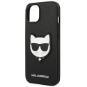 Kryt Karl Lagerfeld SAFFIANO CHOUPETTE iPhone 14 Plus černý