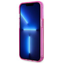 Kryt Karl Lagerfeld LIQUID GLITTER Elong pro iPhone 14 Pro - pink