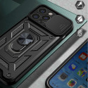 Kryt Hurtel Hybrid Armor Camshield iPhone 14 Plus - černý