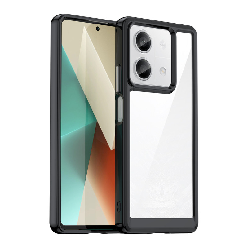 Kryt Hurtel Outer Space Case s gelovým rámem pro Xiaomi Redmi Note 13 Pro+ - černý