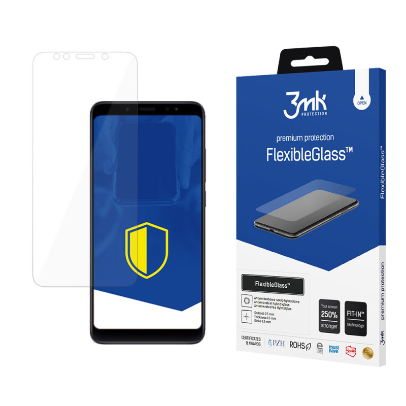 Ochranné sklo 3mk FLEXIBLEGLASS™ pro Xiaomi Redmi Note 5 Global - čiré