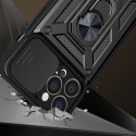 Kryt Hurtel Hybrid Armor Camshield iPhone 13 Pro modrý
