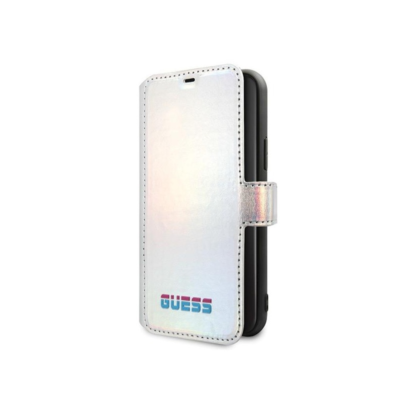 Kryt Guess IRIDESCENT pro iPhone 11 Pro - stříbrná