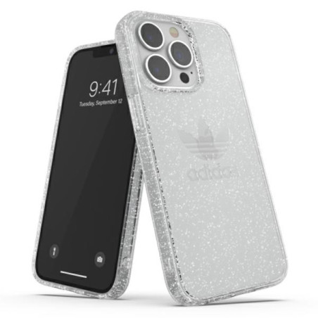 Kryt Adidas OR Protective Clear Case Glitter iPhone 13 Pro/13