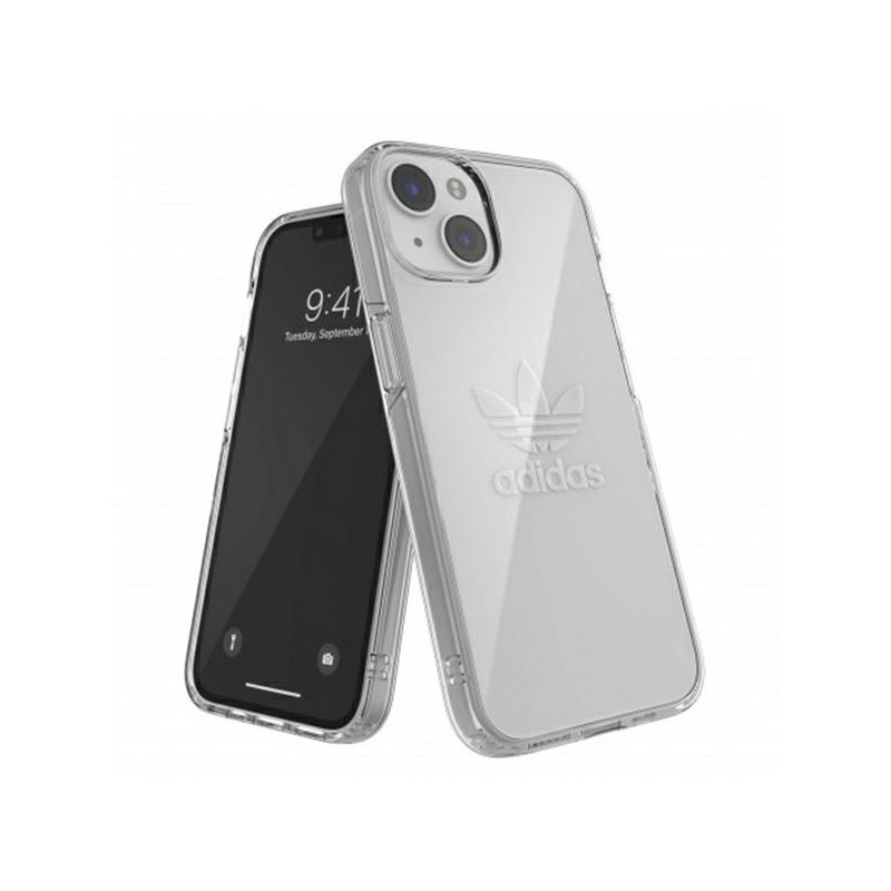 Kryt Adidas TREFOIL pro iPhone 14 6.1" - transparentní