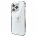 Kryt Adidas ORIGINALS Trefoil pro iPhone 14 Pro – transparentní
