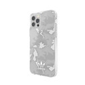 Kryt Adidas OR SnapCase Camo iPhone 12/12 Pro transparent/white