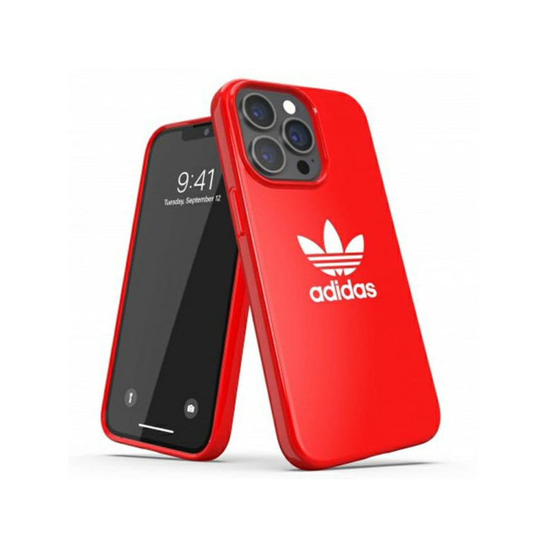Kryt Adidas OR SnapCase TREFOIL pro iPhone 13 Pro / 13 6.1" - red / red 47101