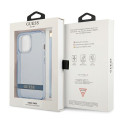 Kryt Guess Translucent Stap pro iPhone 13 Pro modrý