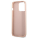 Kryt Guess Saffiano Triangle pro iPhone 13 Pro – růžová