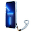 Kryt Guess Translucent Stap pro iPhone 13 – modrá